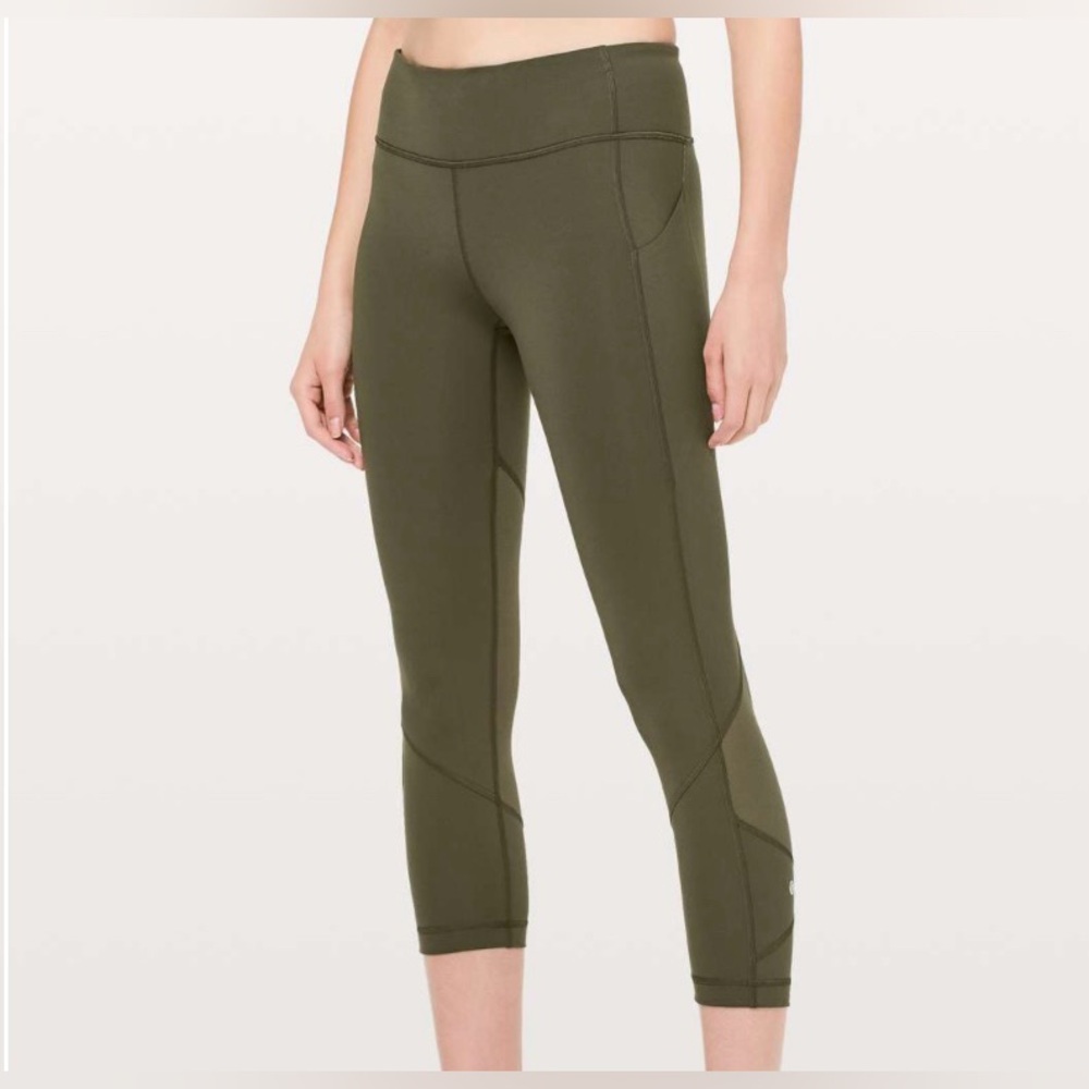 lululemon pace rival crop | good condition